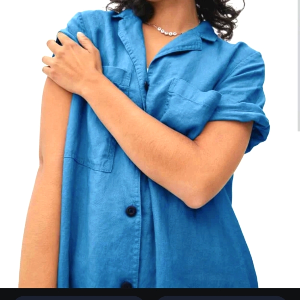 Everlane Linen Workwear Dress